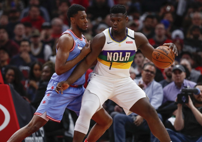  锡安威廉森伤退无碍大局，鹈鹕力克公牛止连败  